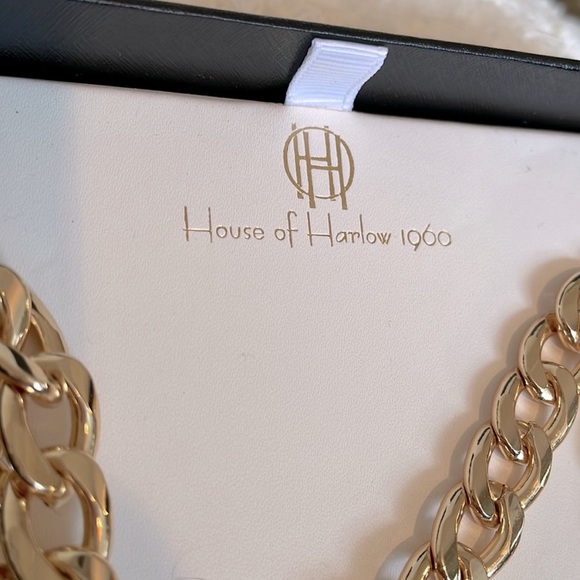 House of Harlow | NWT Gold Link Necklace - Picture 3 of 4